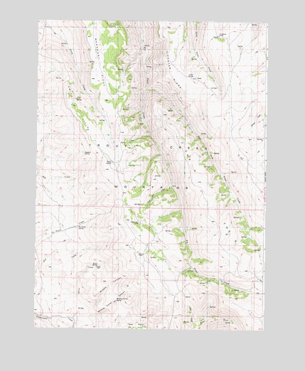 The V, OR USGS Topographic Map