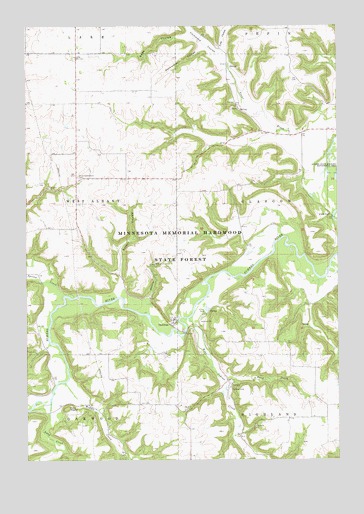 Theilman, MN USGS Topographic Map
