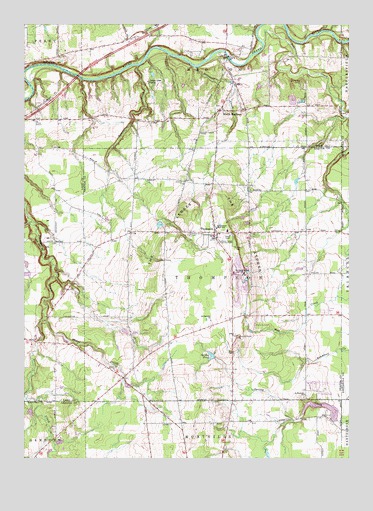 Thompson, OH USGS Topographic Map