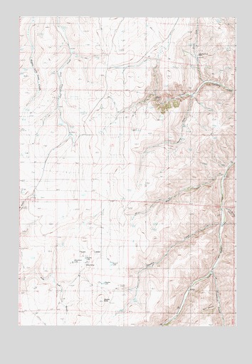 Three Lakes Country, OR USGS Topographic Map
