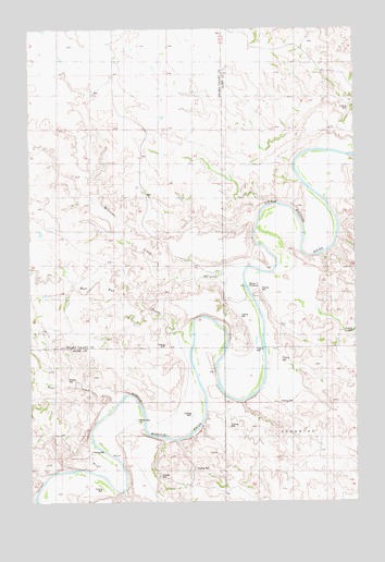 Three V Crossing, ND USGS Topographic Map