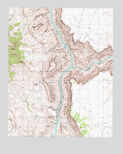 Cape Solitude, AZ USGS Topographic Map