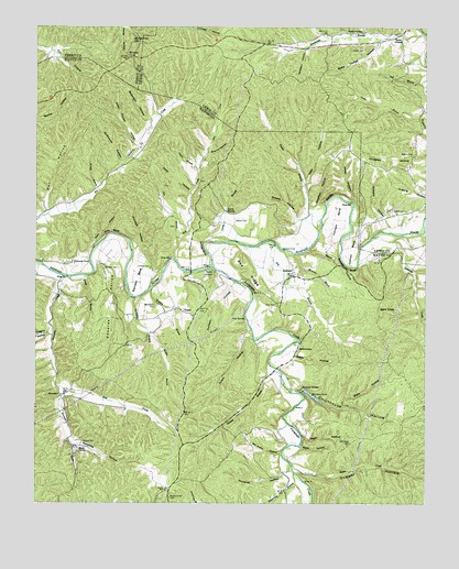 Topsy, TN USGS Topographic Map