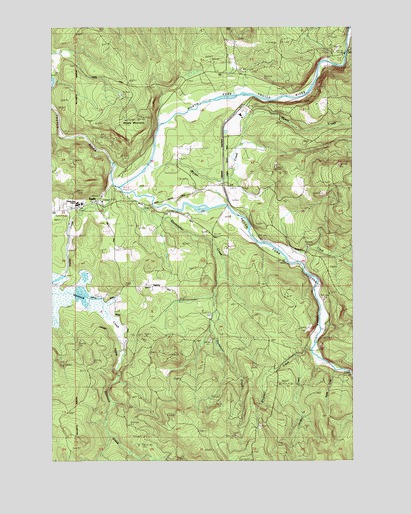 Toutle, WA USGS Topographic Map