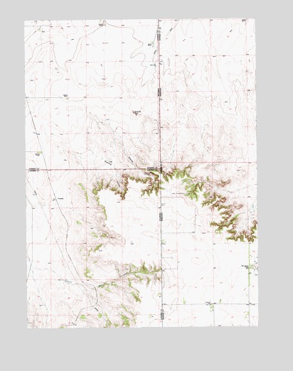 Tremain, WY USGS Topographic Map