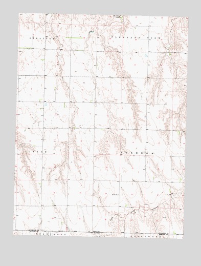 Trenton SW, NE USGS Topographic Map