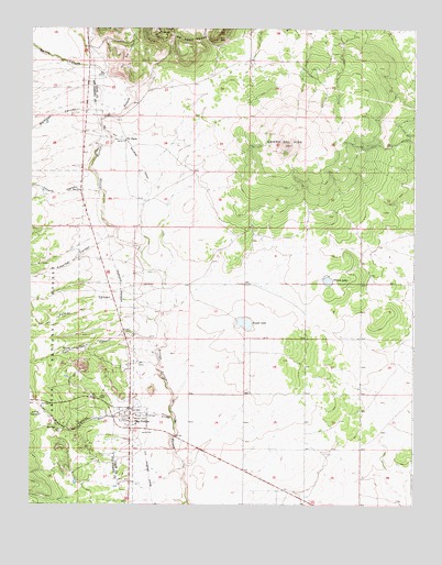 Tres Piedras, NM USGS Topographic Map