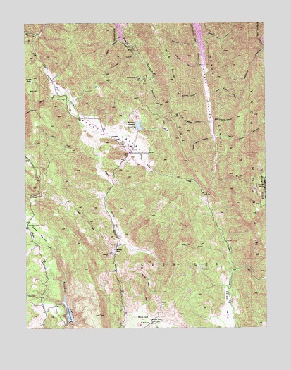 Capell Valley, CA USGS Topographic Map