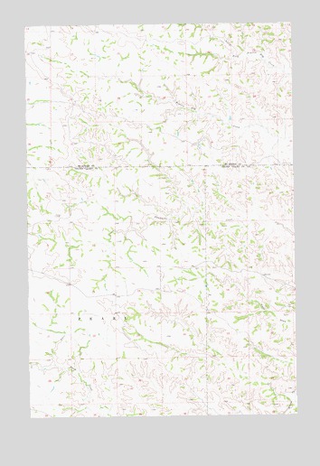 Trotters SE, ND USGS Topographic Map