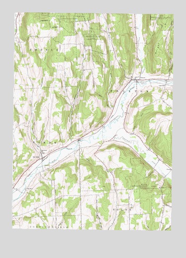 Truxton, NY USGS Topographic Map