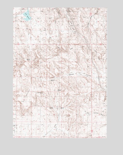 Tub Mountain, OR USGS Topographic Map