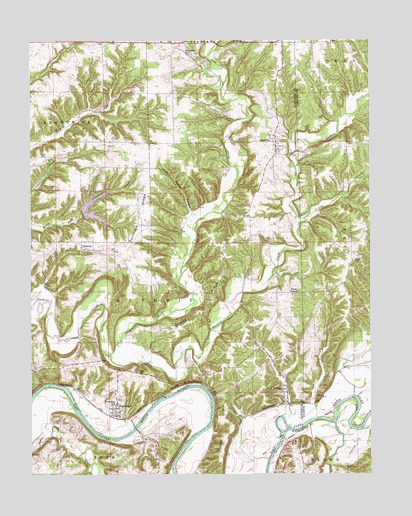 Tunnelton, IN USGS Topographic Map