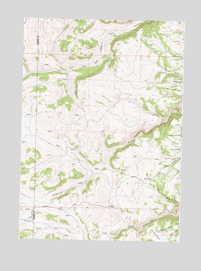 Turk Springs, WY USGS Topographic Map