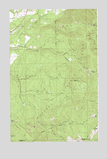 Twentymile Creek, ID USGS Topographic Map