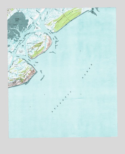 Capers Inlet, SC USGS Topographic Map