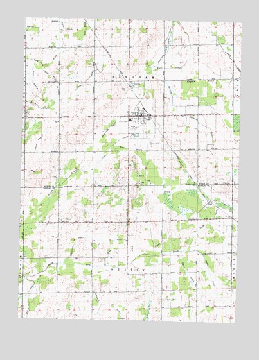 Ubly, MI USGS Topographic Map
