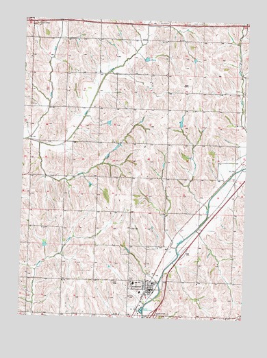 Underwood, IA USGS Topographic Map