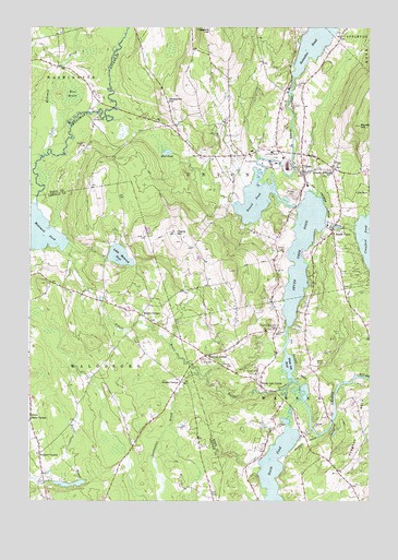 Union, ME USGS Topographic Map