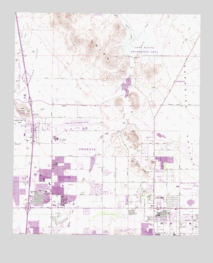 Union Hills, AZ USGS Topographic Map