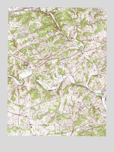 Unionville, PA USGS Topographic Map