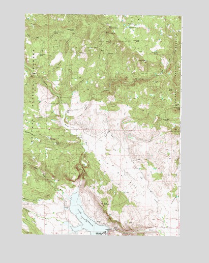 Unity Reservoir, OR USGS Topographic Map