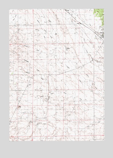 Upton West, WY USGS Topographic Map