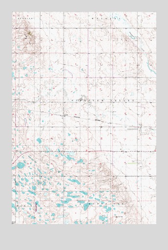 Vashti, ND USGS Topographic Map