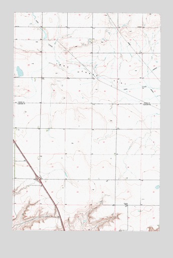 Vaughn NE, MT USGS Topographic Map