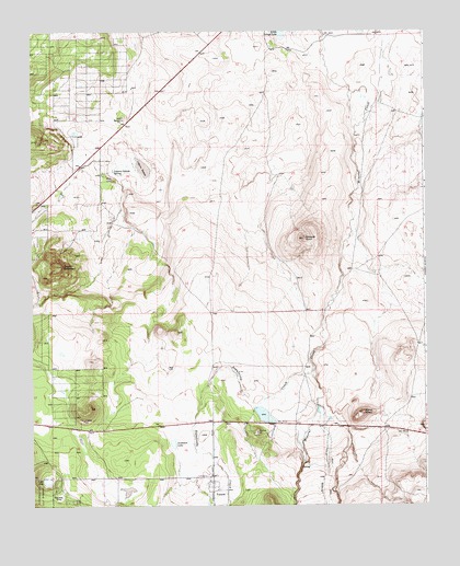 Vernon, AZ USGS Topographic Map