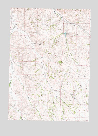 Verona, WY USGS Topographic Map