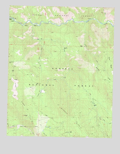 Verplank Ridge, CA USGS Topographic Map