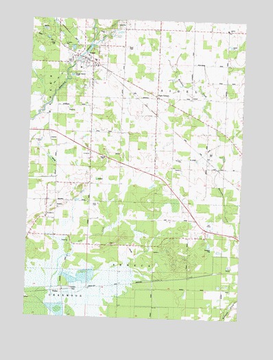 Vesper, WI USGS Topographic Map