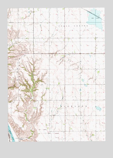 Wagner SW, SD USGS Topographic Map