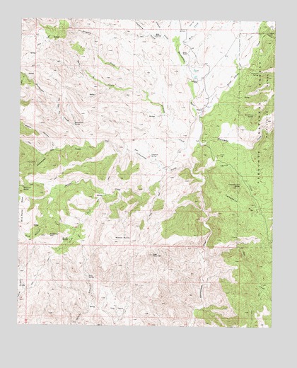 Wagoner, AZ USGS Topographic Map