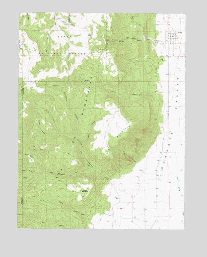 Wales, UT USGS Topographic Map