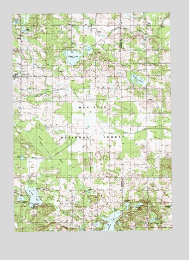 Walkerville East, MI USGS Topographic Map