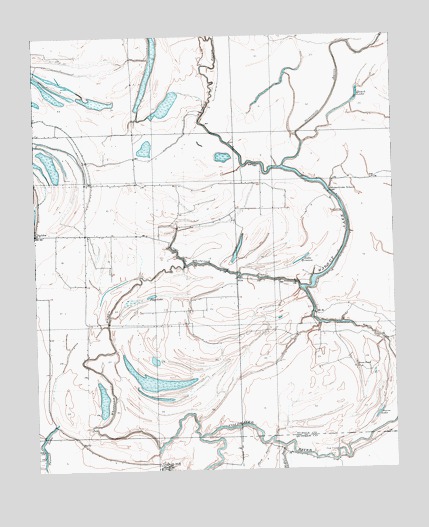 Walnut Lake, MS USGS Topographic Map