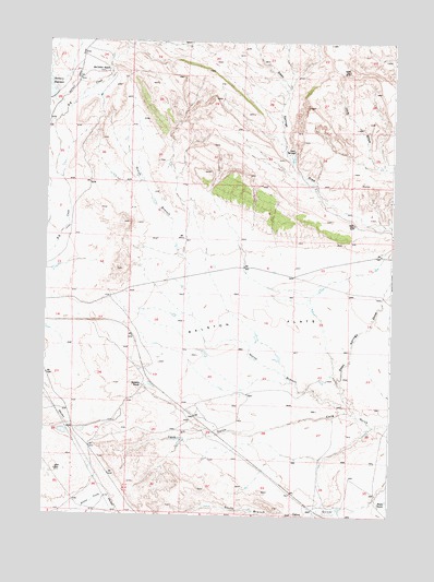 Waltman NW, WY USGS Topographic Map