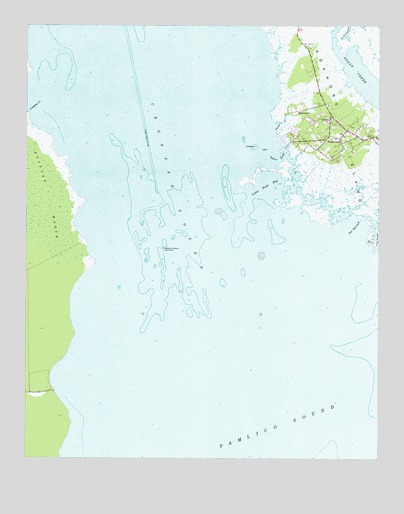 Wanchese, NC USGS Topographic Map
