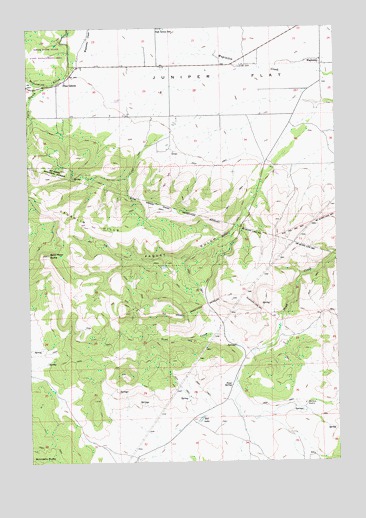 Wapinitia, OR USGS Topographic Map