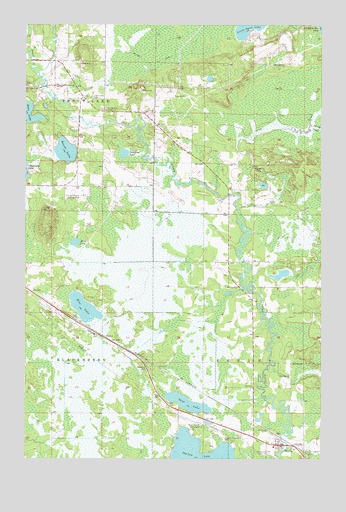 Warba, MN USGS Topographic Map