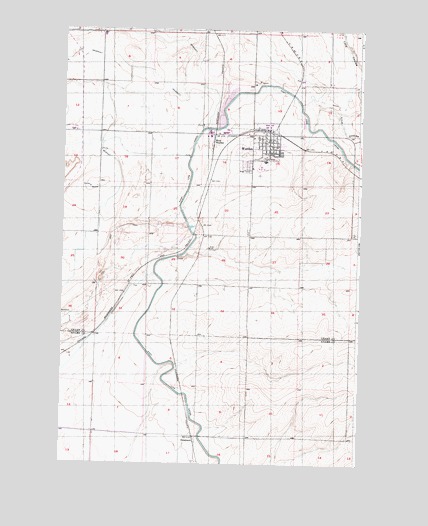 Warden, WA USGS Topographic Map