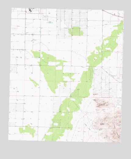 Capitol Dome, NM USGS Topographic Map
