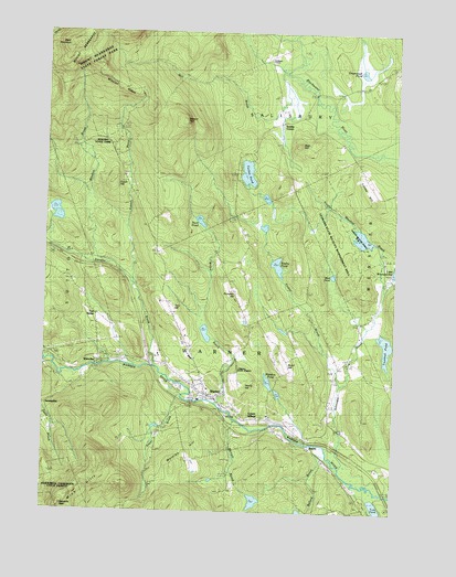 Warner, NH USGS Topographic Map