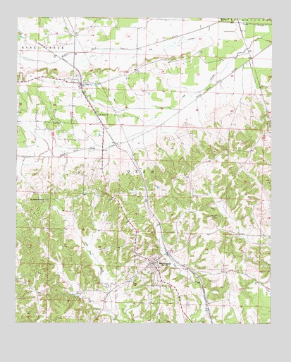 Washington, AR USGS Topographic Map