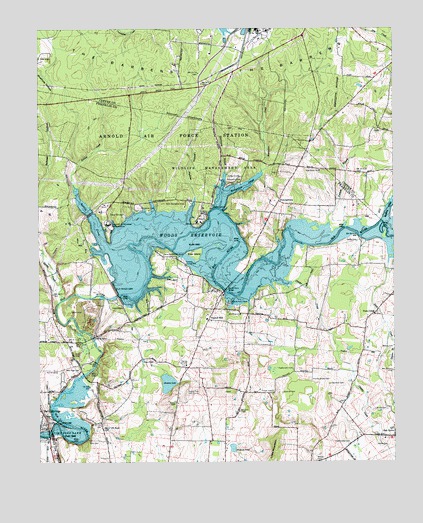 Capitol Hill, TN USGS Topographic Map