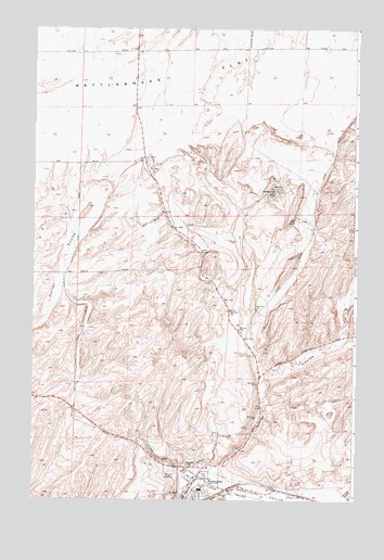 Washtucna North, WA USGS Topographic Map
