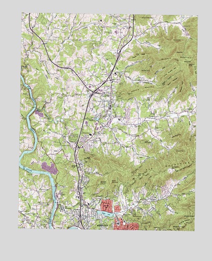 Weaverville, NC USGS Topographic Map
