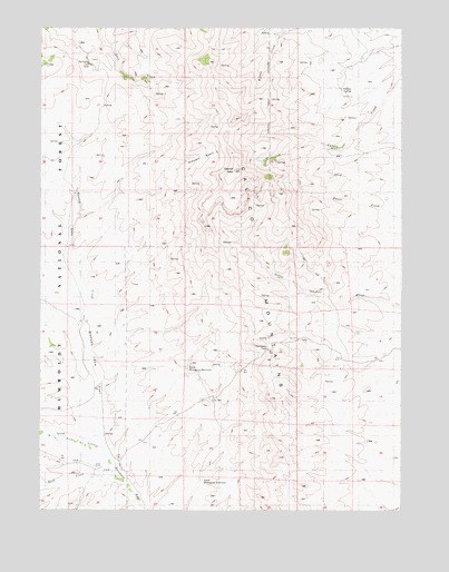 Capitol Peak, NV USGS Topographic Map