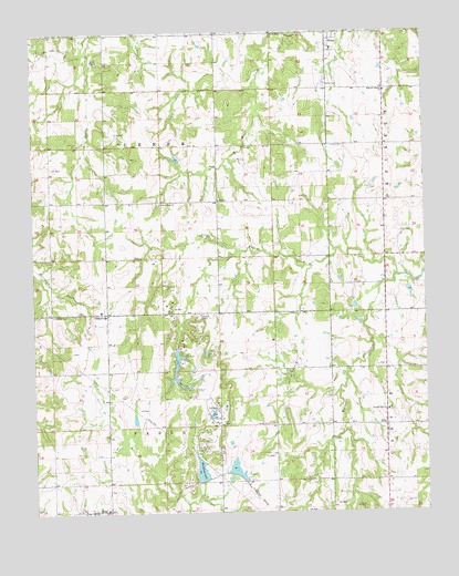 Welty, OK USGS Topographic Map